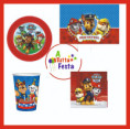KIT COMPLEANNO FESTA PAW PATROL X8 PERSONE